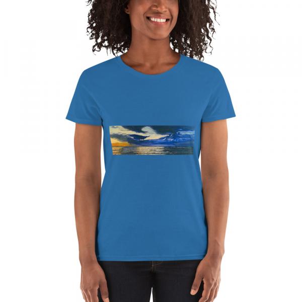 Womens short sleevet-shirt-Sunset Wave picture