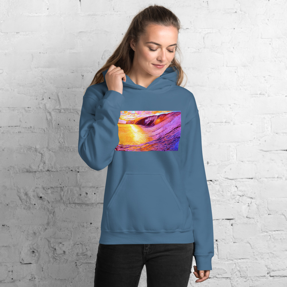 Womens Hoodies-Down the Line picture
