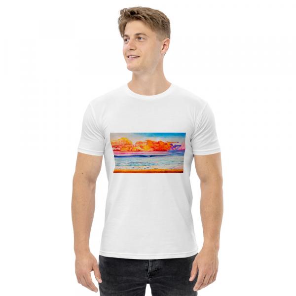 Men's T-shirts-Psychedellic Wave picture