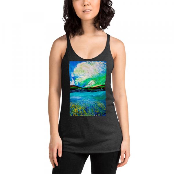 Womens Racerback Tank Tops-Ocean + Sky picture