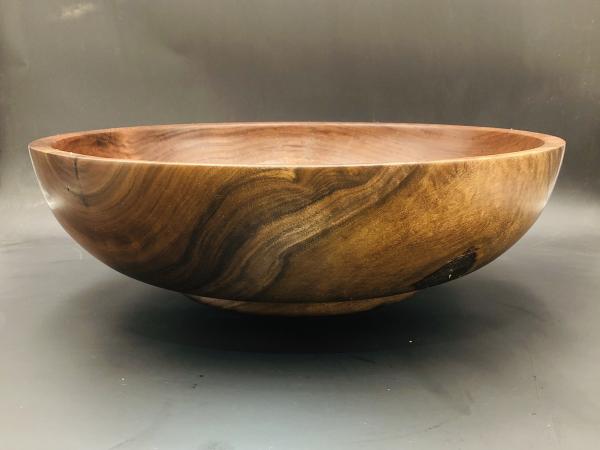 Large Claro walnut bowl picture