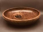 Large Claro walnut bowl