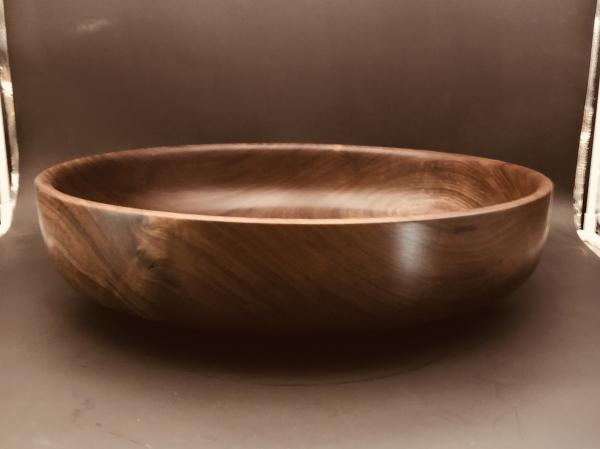 Large Claro walnut bowl picture