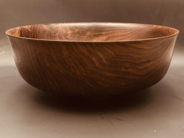 Large Claro walnut bowl picture