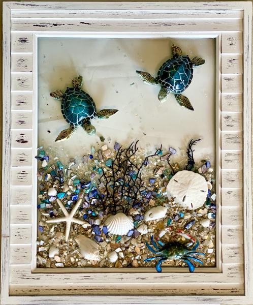 Turtles in Shutters frames picture