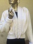 White short Blouson Jacket