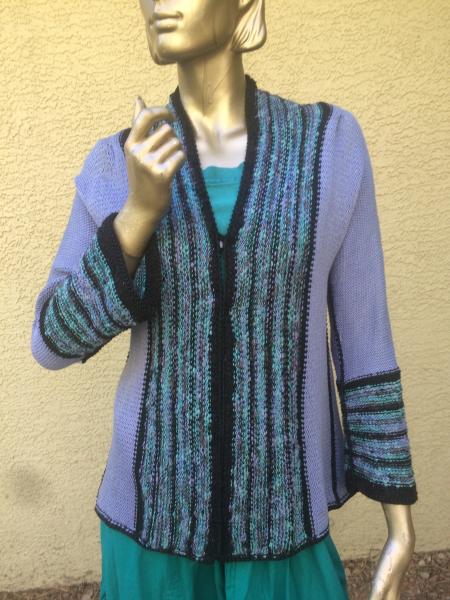 Periwinkle Short Swing Cardigan picture