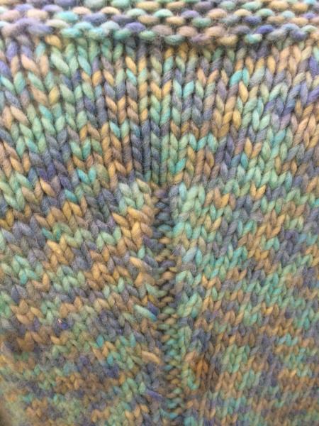 Tailored Handknit Cardigan in Teals picture