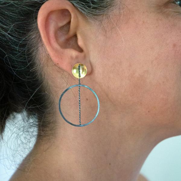 Hoop Earring with 22k picture
