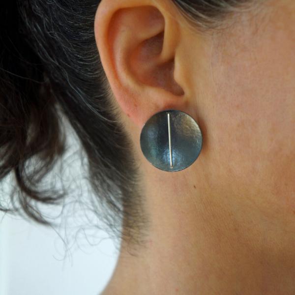 Simple Circle Stitched Earring picture