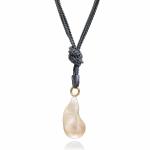 Single Large Pearl Necklace