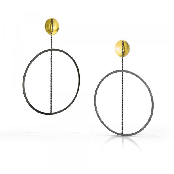 Hoop Earring with 22k picture