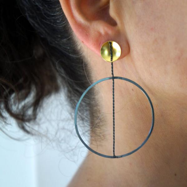 Hoop Earring with 22k picture