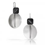 Circle and the Square Hanging Earring
