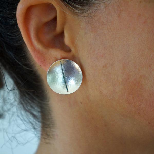 Simple Circle Stitched Earring picture