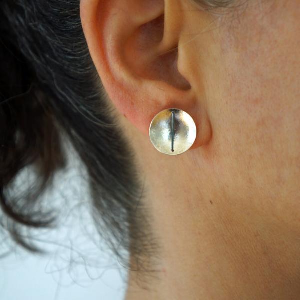 Simple Circle Stitched Earring picture