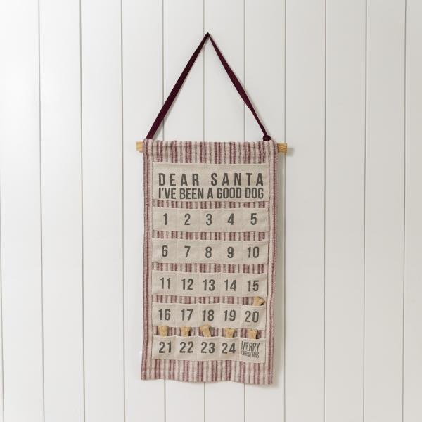 Hanging advent calendar