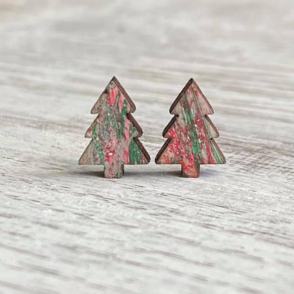 Christmas Tree Earring Studs picture