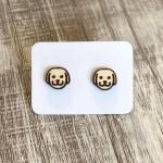 Dog Face Earring Studs