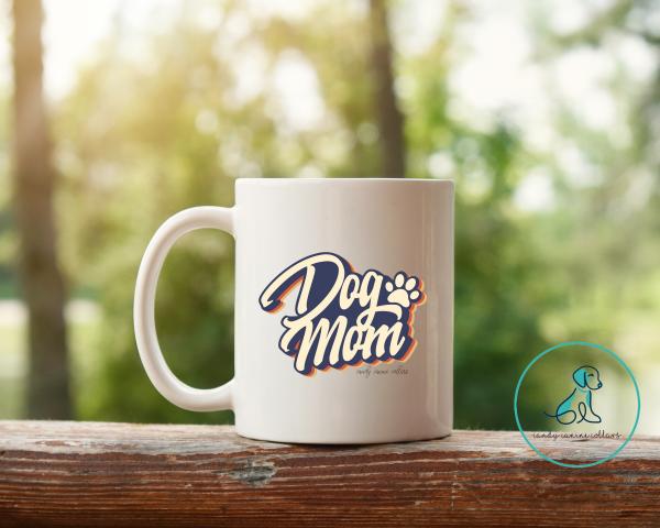 Retro Dog Mom Mug picture