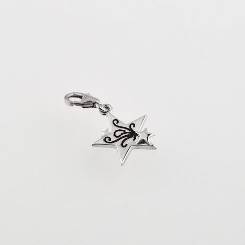 Sterling Silver Star Charm for Bracelet