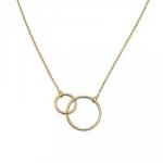 Linked Circles Necklace | Gold or Silver