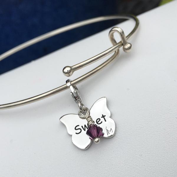 Sweet 13 Butterfly Charm picture