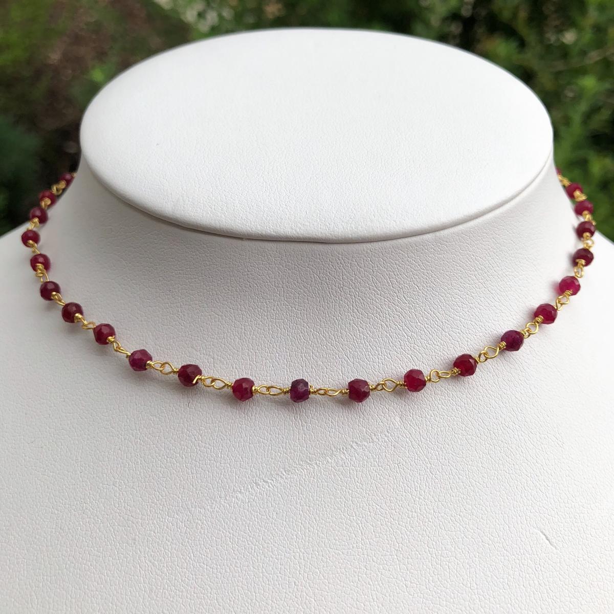 Ruby Choker Necklace picture