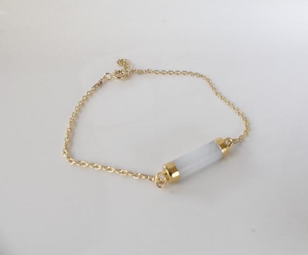 Gold Gemstone Stacking Bracelets picture