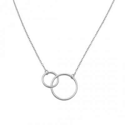 Linked Circles Necklace | Gold or Silver picture