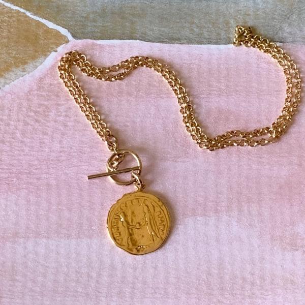 Toggle Choker with Coin | IMK Jewelry