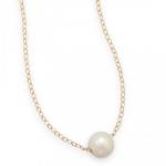 Floating Freshwater Pearl Necklace | Gold or Silver