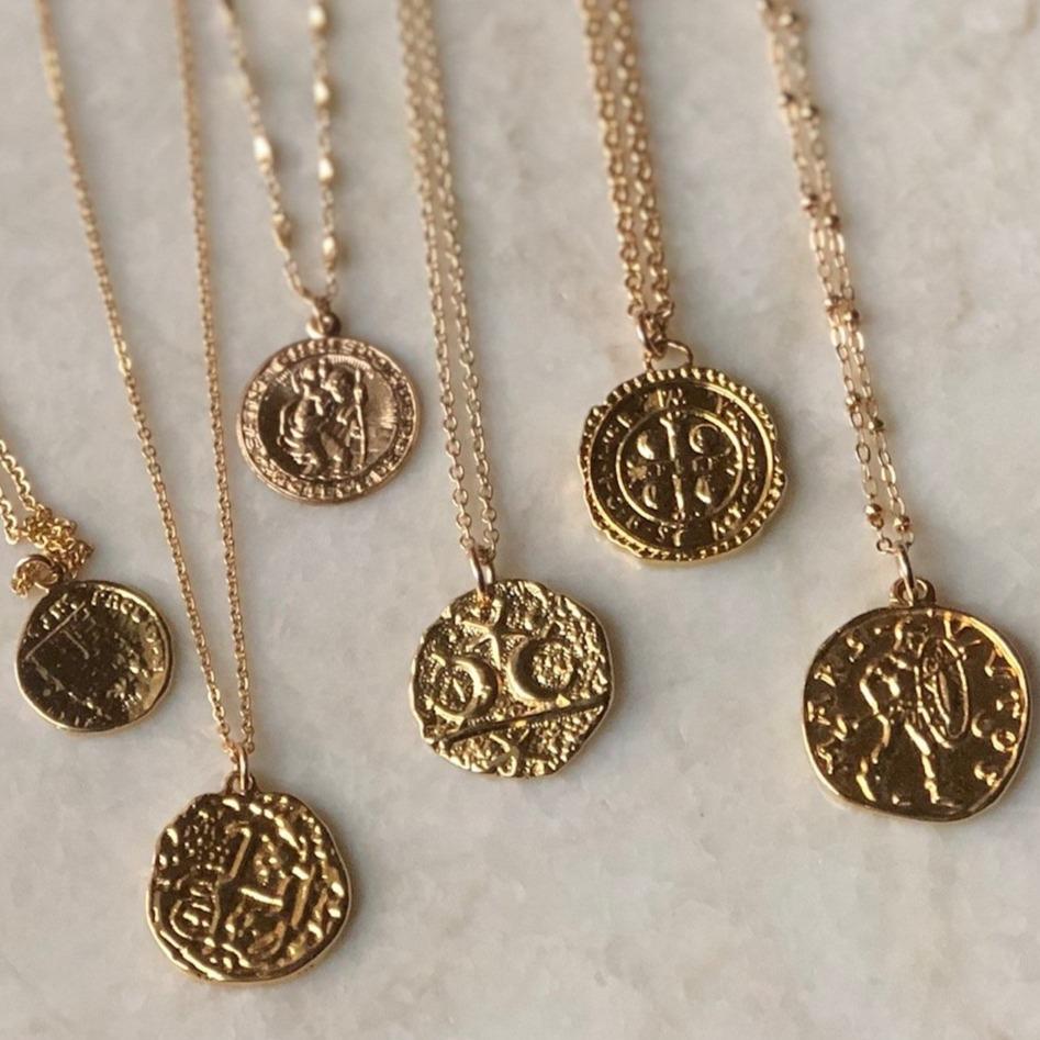 Gold Coin Necklaces - Eventeny