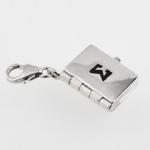 Sterling Silver Open Book Charm