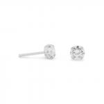 Sterling Silver CZ Studs