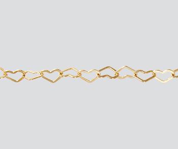 Heart Chain Choker | Gold Fill picture