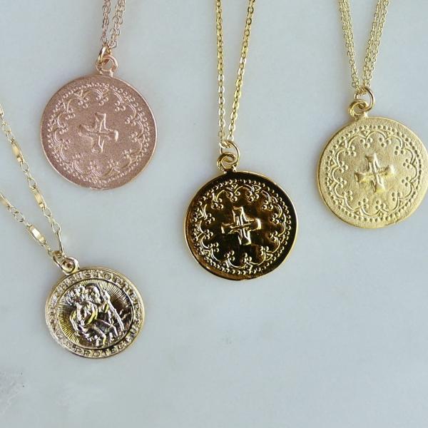 St. Christopher Medallion Necklace picture