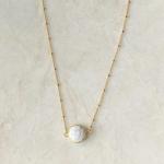 Howlite Gemstone Focal Necklace