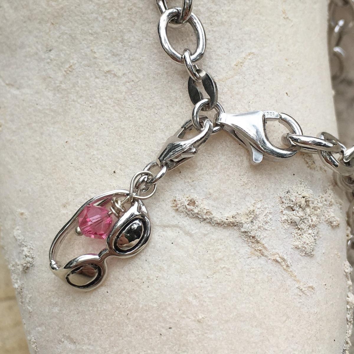 Swimmer  Charm -Goggles picture