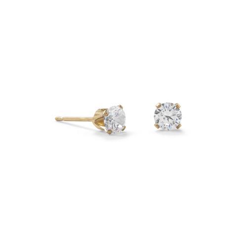 Gold Fill CZ Stud Earrings | im keepsakes picture