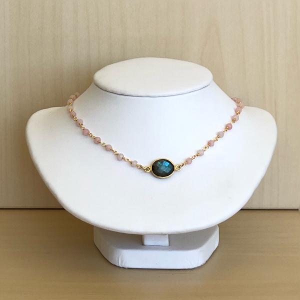 Beaded Chokers with Gemstone Focal picture