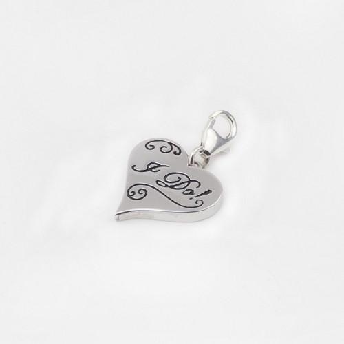 Bridal 'I Do!' Heart Charm picture