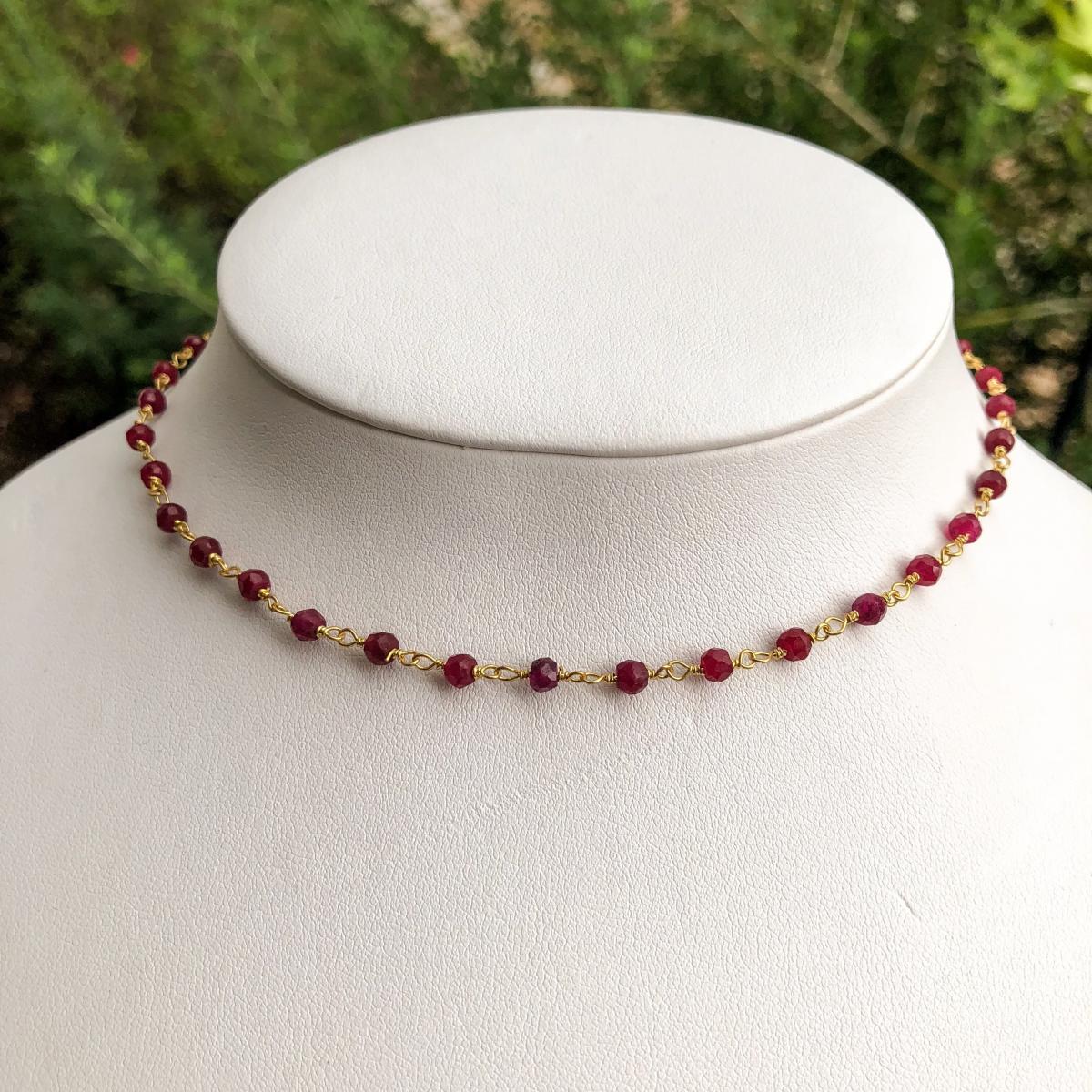 Ruby Choker Necklace picture