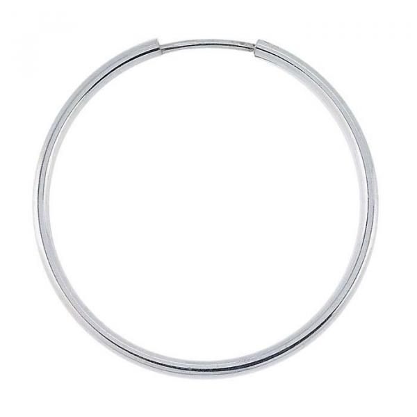 Sterling Silver Endless Hoop Earrings