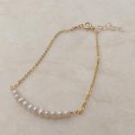 Pearl Stacking Bracelet | Gold