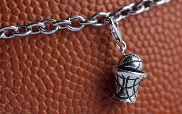 Silver Basketball Charm picture