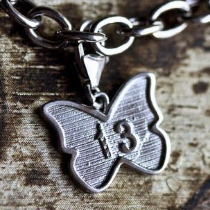 Sweet 13 Butterfly Charm picture