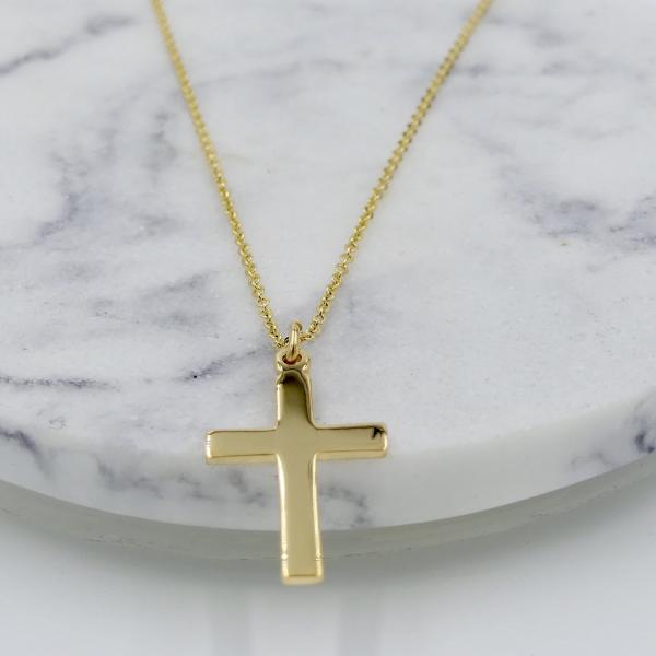 14k Goldfilled Cross Necklace picture
