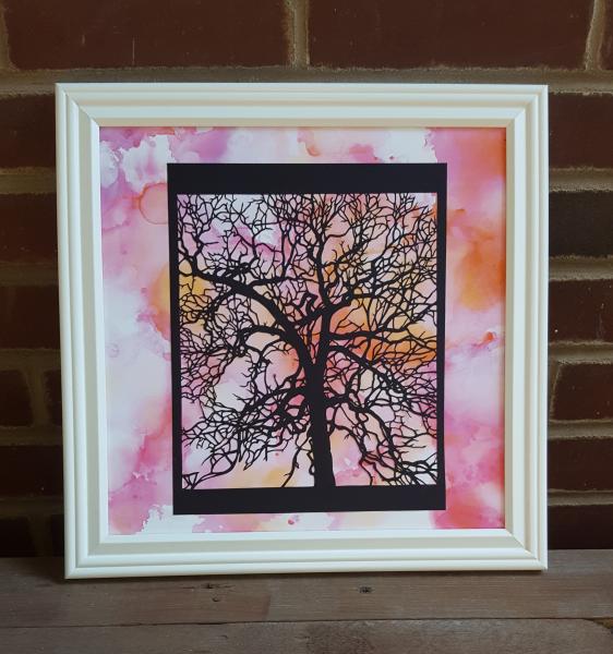 Pink Ink-Dye Tree