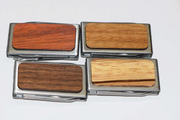 Multi - tool money clip  Wood picture